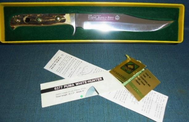 Vintage 1976 Dated Puma Bowie Knife S/n 03070 — image 10