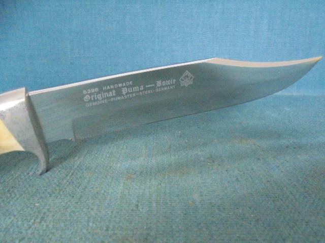 Vintage 1976 Dated Puma Bowie Knife S/n 03070 — image 3
