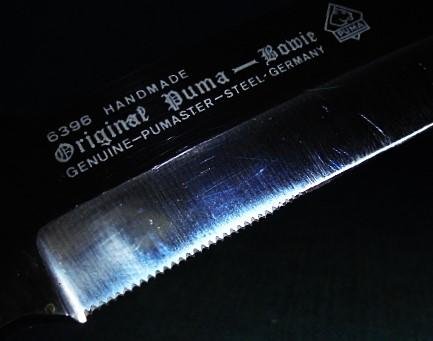 Vintage 1976 Dated Puma Bowie Knife S/n 03070 — image 8