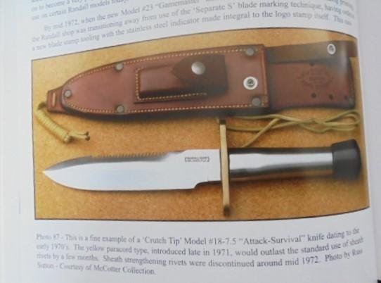 Randall Knives A Reference Book by Sheldon & Edna Wickersham S/n 03076 — image 7