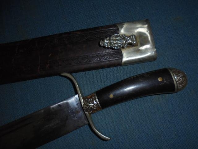 Vintage Fried Schmidt Hunting Knife S/n 03079 — image 5