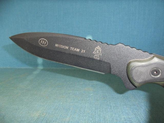 Tops Mission Team 21 Knife S/n 03081 — image 7
