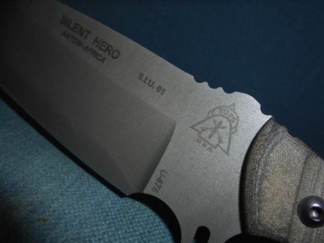 Tops Silent Hero Knife S/n 03090 — image 5