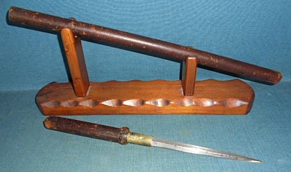 Rare WW1 British Officer's Swagger/Sword Stick S/n 03110 — image 2