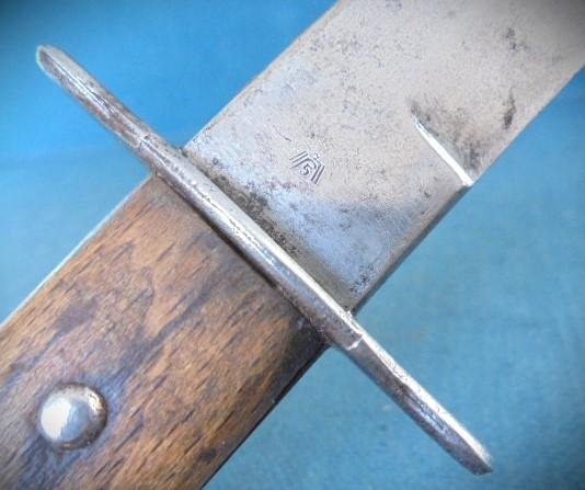 WW11 German Luftwaffe Fighting Knife S/n 03103 — image 7