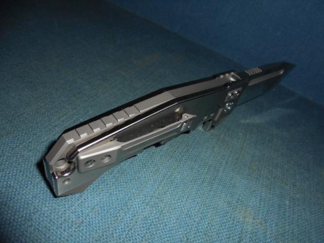 Rare Andre De Villiers Tanto Locking Knife S/n 03122 — image 10