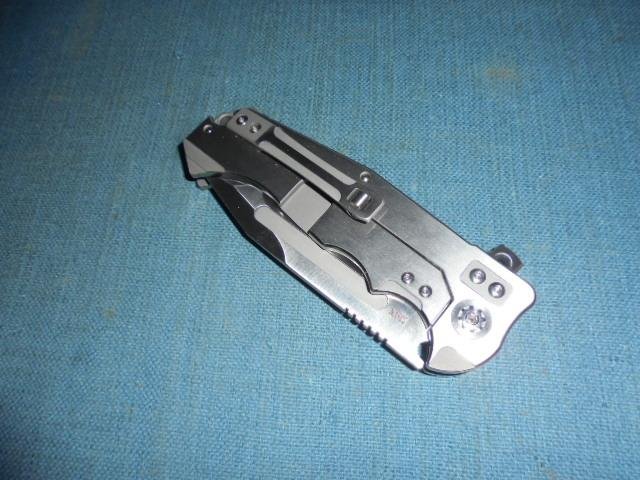 Rare Andre De Villiers Tanto Locking Knife S/n 03122 — image 2