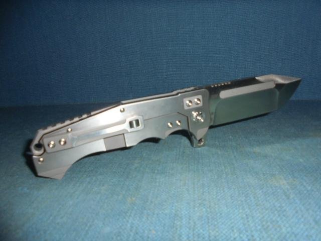 Rare Andre De Villiers Tanto Locking Knife S/n 03122 — image 3