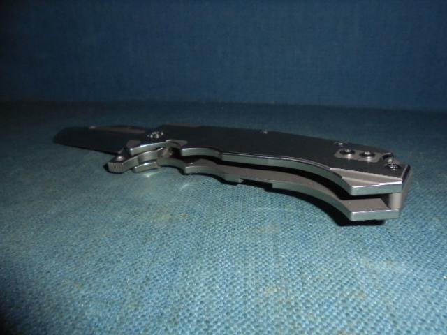 Rare Andre De Villiers Tanto Locking Knife S/n 03122 — image 5