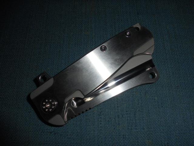 Rare Andre De Villiers Mini Cleaver Locking Knife S/n 03122 — image 2