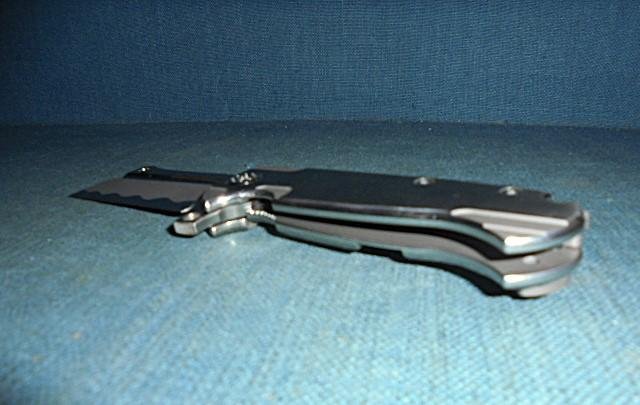 Rare Andre De Villiers Mini Cleaver Locking Knife S/n 03122 — image 5