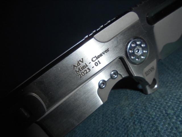 Rare Andre De Villiers Mini Cleaver Locking Knife S/n 03122 — image 7