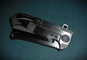 Rare Andre De Villiers Mini Cleaver Locking Knife S/n 03122