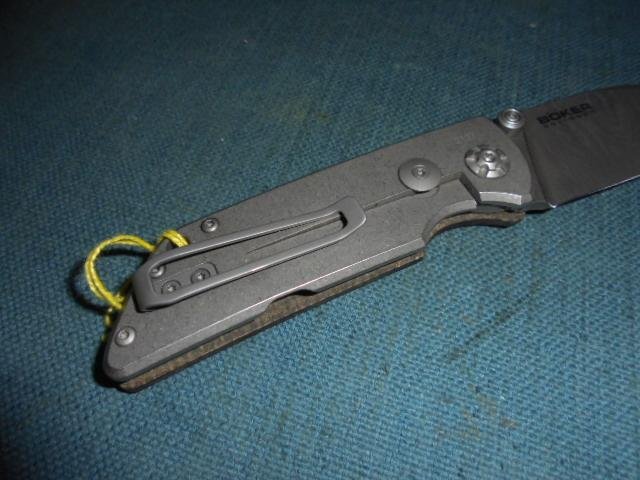 Scarce Boker M4 Sherman Damascus Folder S/n 03144 — image 10