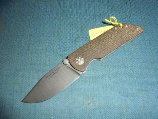 Scarce Boker M4 Sherman Damascus Folder S/n 03144 — image 3