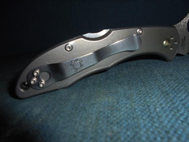 Spyderco Delicate 4 Damascus Folder S/n 03146 — image 10