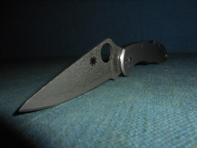Spyderco Delicate 4 Damascus Folder S/n 03146 — image 8