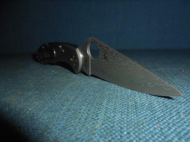 Spyderco Delicate 4 Damascus Folder S/n 03146 — image 9
