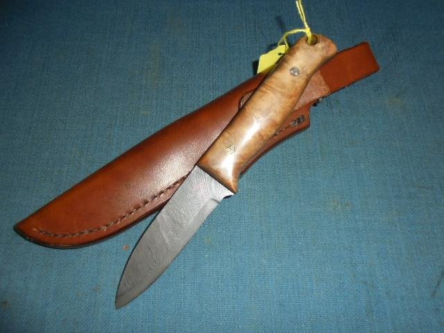 David Edwards Damascus Woodlore Knife S/n 03151 — image 2