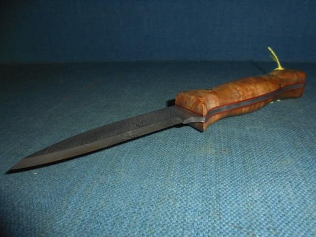 David Edwards Damascus Woodlore Knife S/n 03151 — image 6