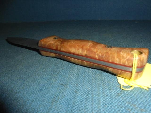 David Edwards Damascus Woodlore Knife S/n 03151 — image 7