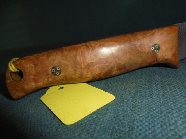 David Edwards Damascus Woodlore Knife S/n 03151 — image 8