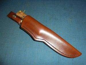 David Edwards Damascus Woodlore Knife S/n 03151