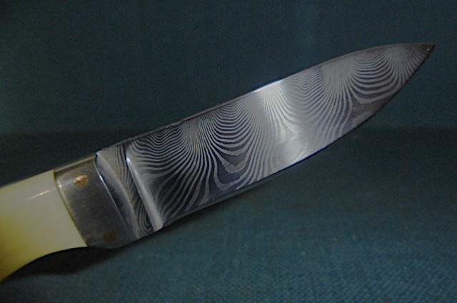 Rare Alan Wood Damascus Knife S/n 03157 — image 7