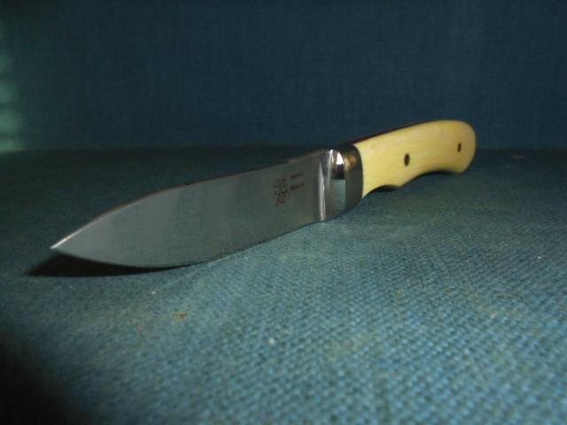 Rare Alan Wood Damascus Knife S/n 03157 — image 9