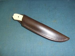 Rare Alan Wood Damascus Knife S/n 03157