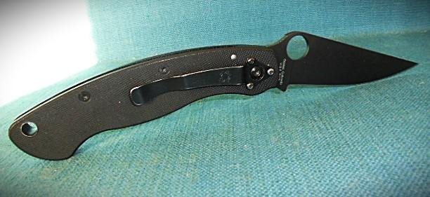 Spyderco Military Folding Knife S/n 03163 — image 3