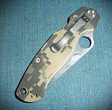 Spyderco Paramilitary 2 Camo Folding Knife S/n 03162 — image 2