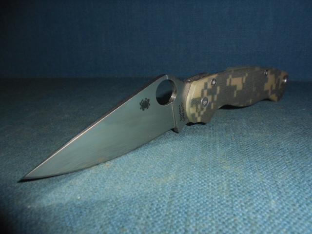 Spyderco Paramilitary 2 Camo Folding Knife S/n 03162 — image 5