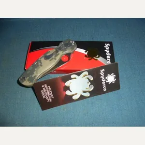 Spyderco Paramilitary 2 Camo Folding Knife S/n 03162