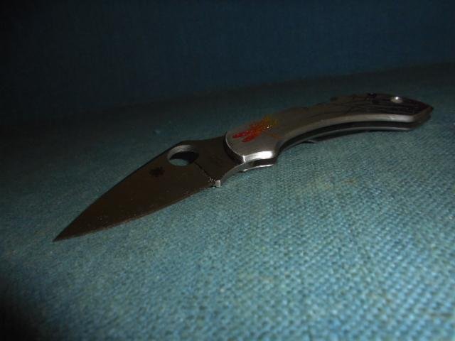 Spyderco Dragonfly Tattoo Folder S/n 03166 — image 4