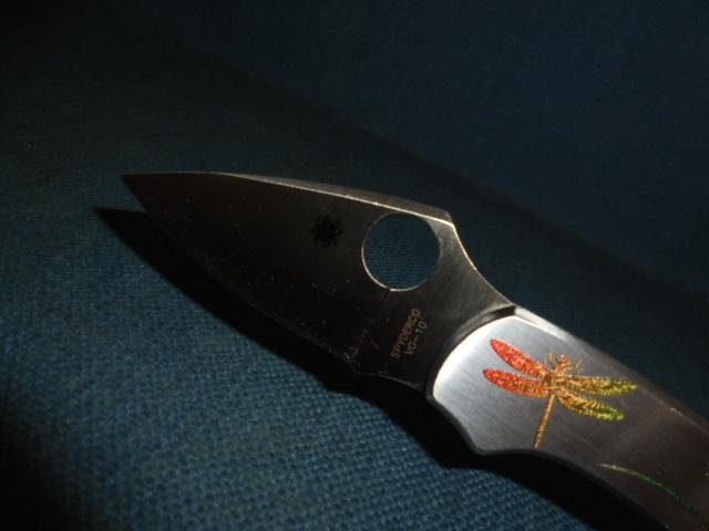 Spyderco Dragonfly Tattoo Folder S/n 03166 — image 9