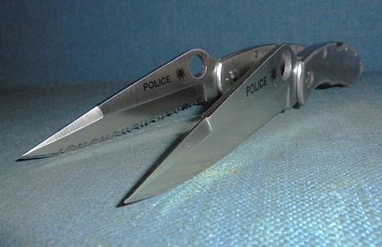 Two Spyderco Police Model Knives S/n 03164 — image 9