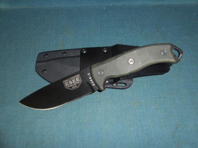Esee 5 Survival Knife S/n 03172 — image 4