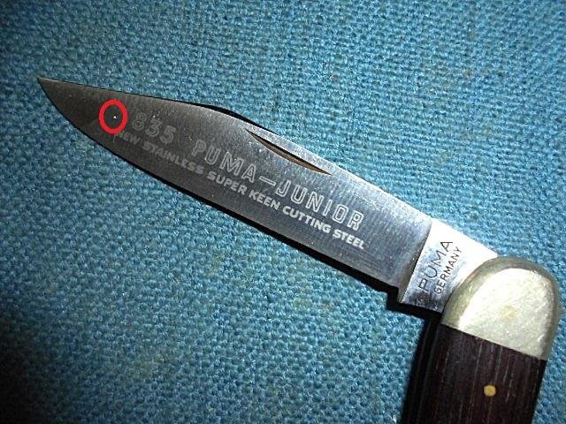 1971 Dated Puma Junior Folding Knife S/n 03183 — image 4