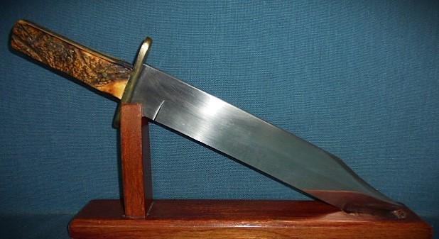 Huge George Wostenholm Bowie Knife S/n 03187 — image 3