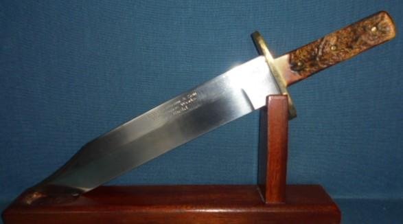 Huge George Wostenholm Bowie Knife S/n 03187 — image 4