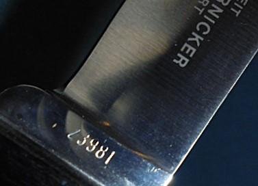 Scarce 1989 Dated Puma Forsternicker Knife S/n 03197 — image 8