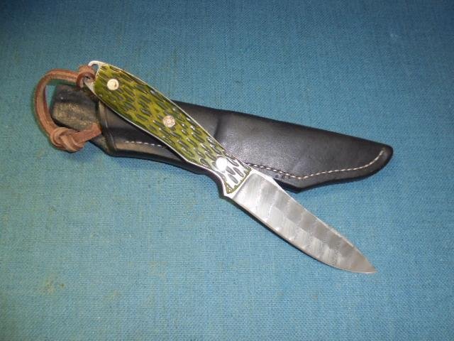 Rare Alan Wood Damascus Knife S/n 03203 — image 2