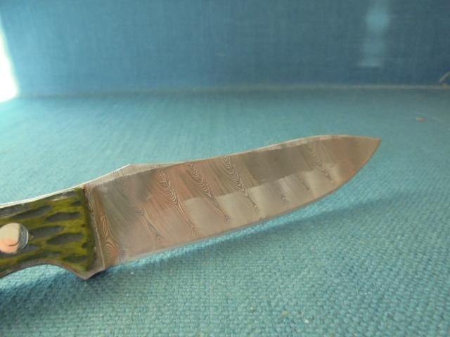 Rare Alan Wood Damascus Knife S/n 03203 — image 6