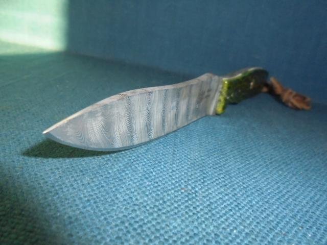 Rare Alan Wood Damascus Knife S/n 03203 — image 7