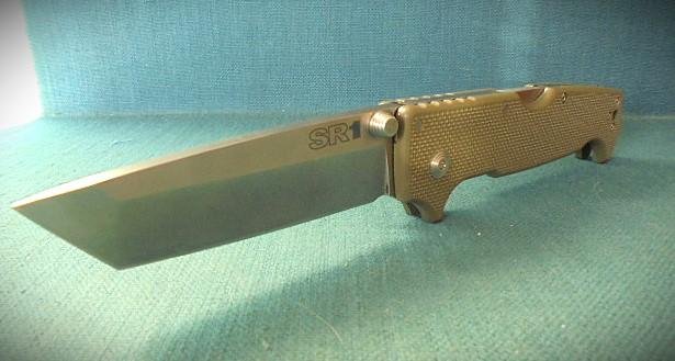 Cold Steel SR1 Tanto Folding Knife S/n 03202 — image 3