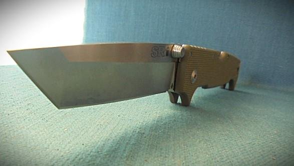 Cold Steel SR1 Tanto Folding Knife S/n 03202 — image 9