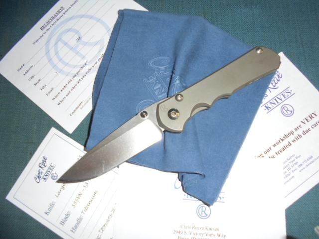 2013 Dated Chris Reeve Large Sebenza Locking Knife S/n 03223 — image 4