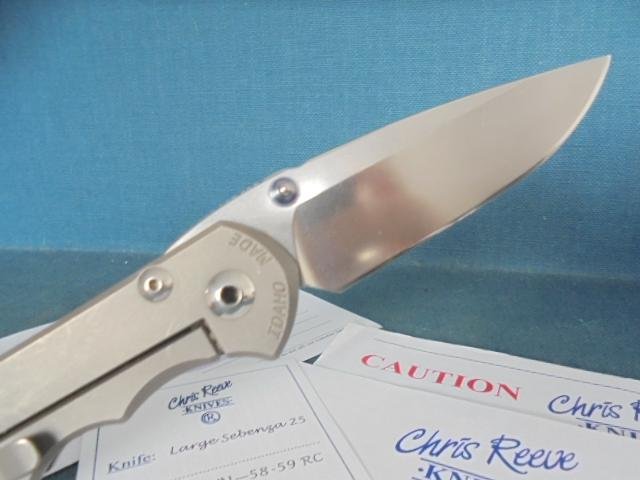 2013 Dated Chris Reeve Large Sebenza Locking Knife S/n 03223 — image 7
