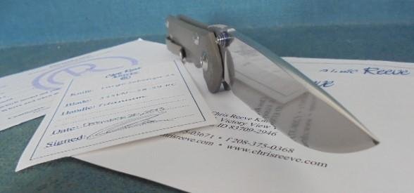 2013 Dated Chris Reeve Large Sebenza Locking Knife S/n 03223 — image 9